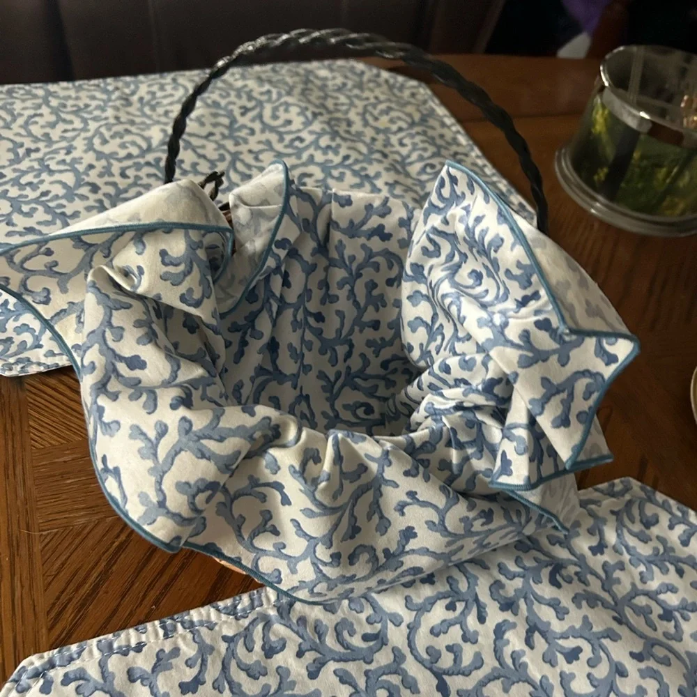 Vintage Blue & White Placements
